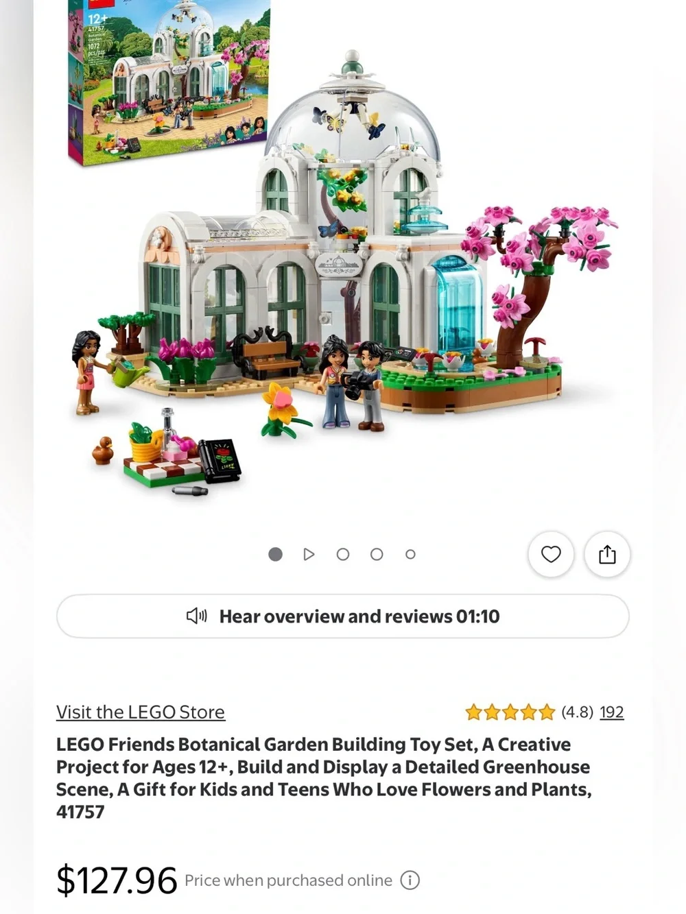 2 SETS:LEGO Icons Tranquil Garden (1363) & LEGO Friends Botanical Garden (1702)